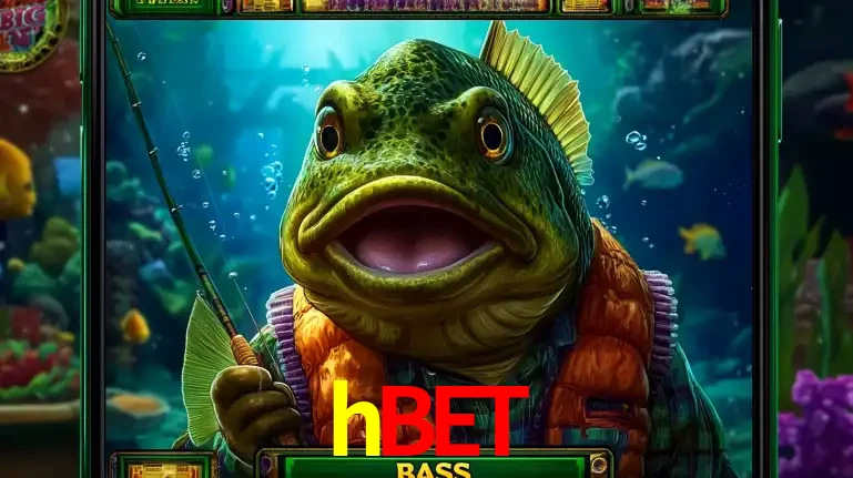 Personagem de peixe pescador do popular jogo de slot com tema de pescaria, uma das emocionantes opções de caça-níqueis para jogar e ganhar no cassino hbet.